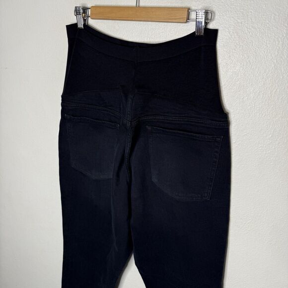 New Old Navy Maternity Full-Panel OG Straight Black Stretch Jeans Women’s 16 - Picture 5 of 8